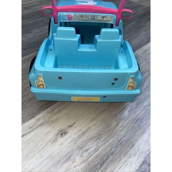 Vintage 1994 Mattel Barbie Blue & Pink Beach Jeep Dune Buggy 4x4 Car Vehicle - Picture 4 of 8